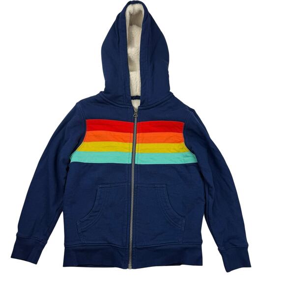 Hanna Andersson Sherpa Hooded Sweatshirt - Picture 1 of 7